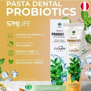 Pasta Dental con Probióticos HGW 🦷 | Equilibrio Bucal y Aliento Fresco