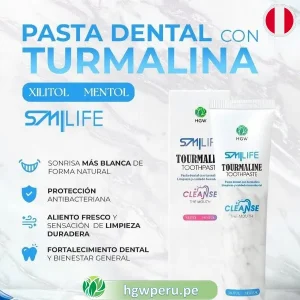Pasta Dental Turmalina Blanca HGW | Protección y Brillo Natural