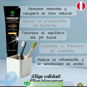 Pasta Dental Turmalina Negra HGW 🦷 | Limpieza Profunda Nocturna