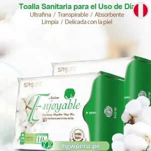 Toallas Higiénicas Día HGW 🌸 | Con Banda de Turmalina y Confort